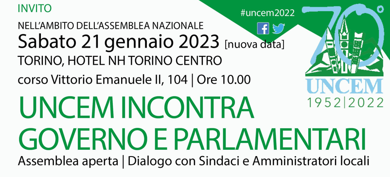 assemblea 21 gennaio uncem